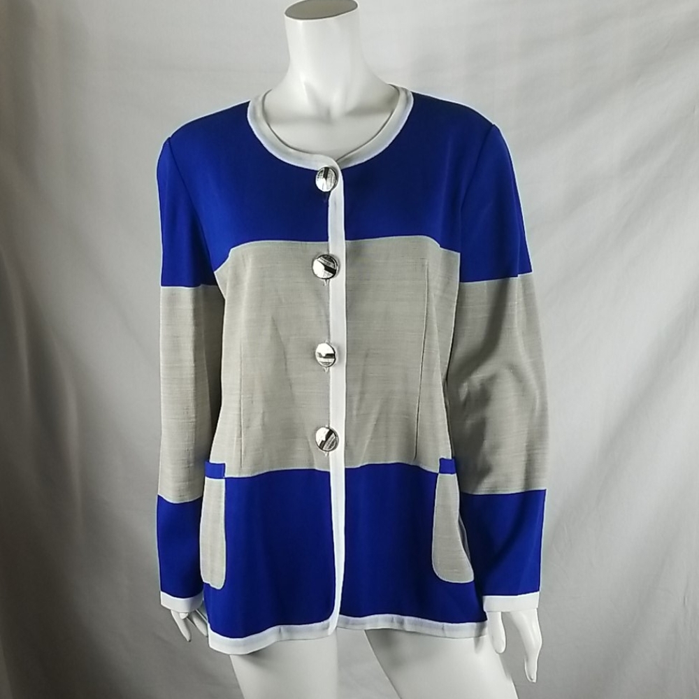 Misook Blue /Grey Jacket *New!